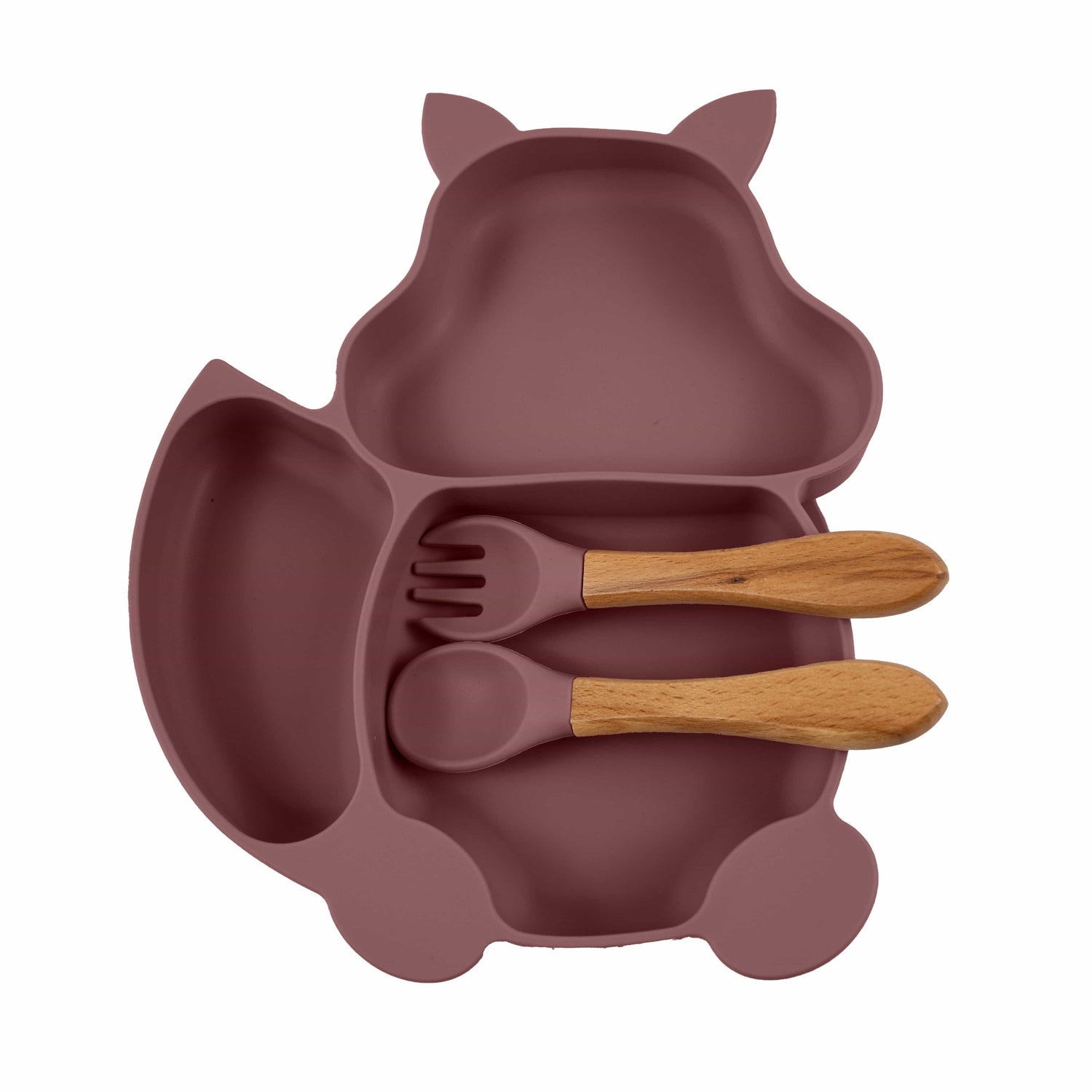 Baby servies rood
