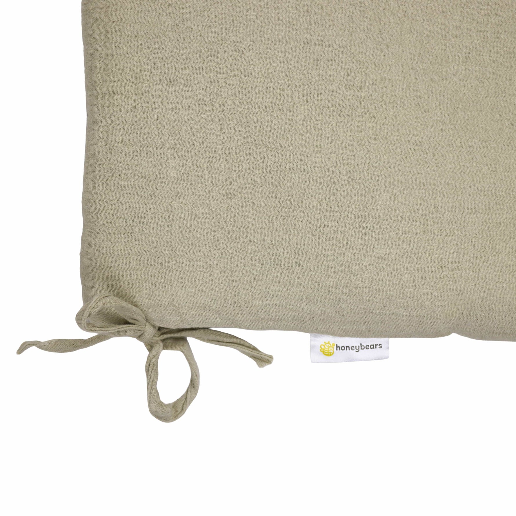 Bedbumper ledikant beige