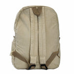 Beige corduroy rugtas