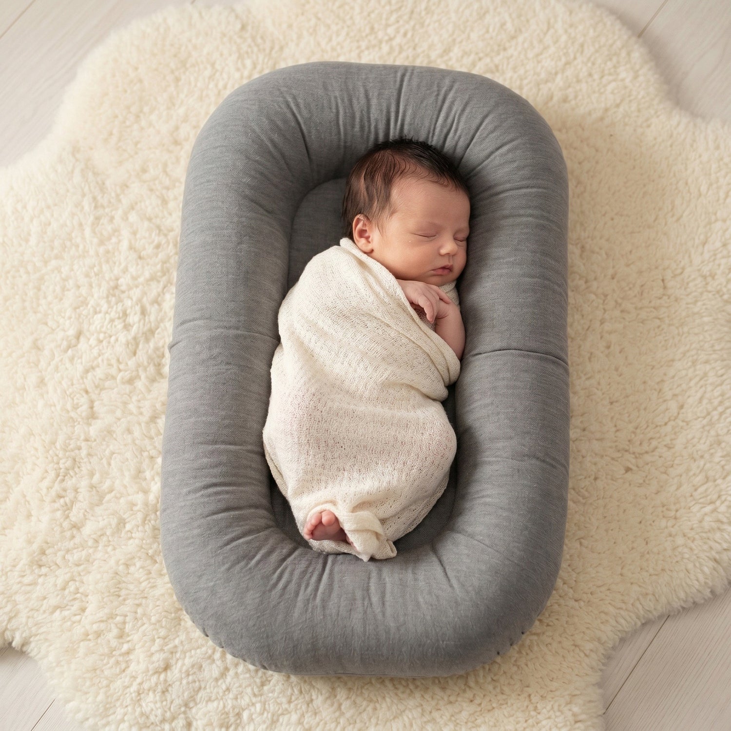 Grijs babynestje
