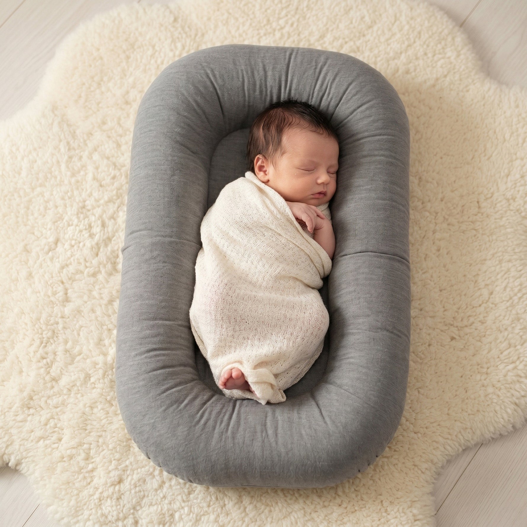Grijs babynestje