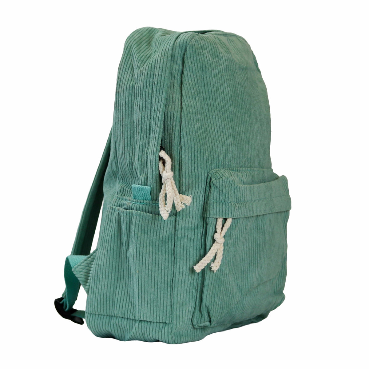 Groene corduroy rugtas kinderen