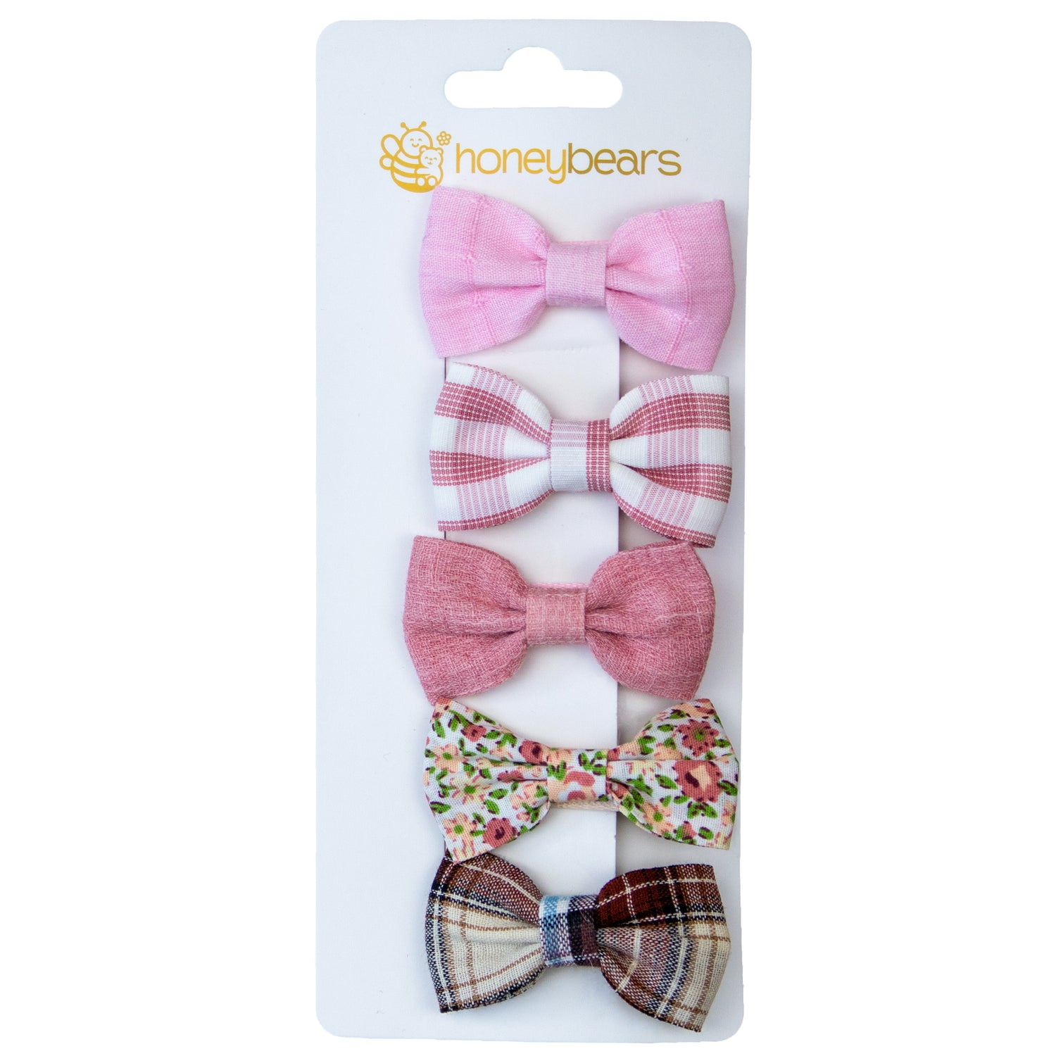 Haarstrikjes roze