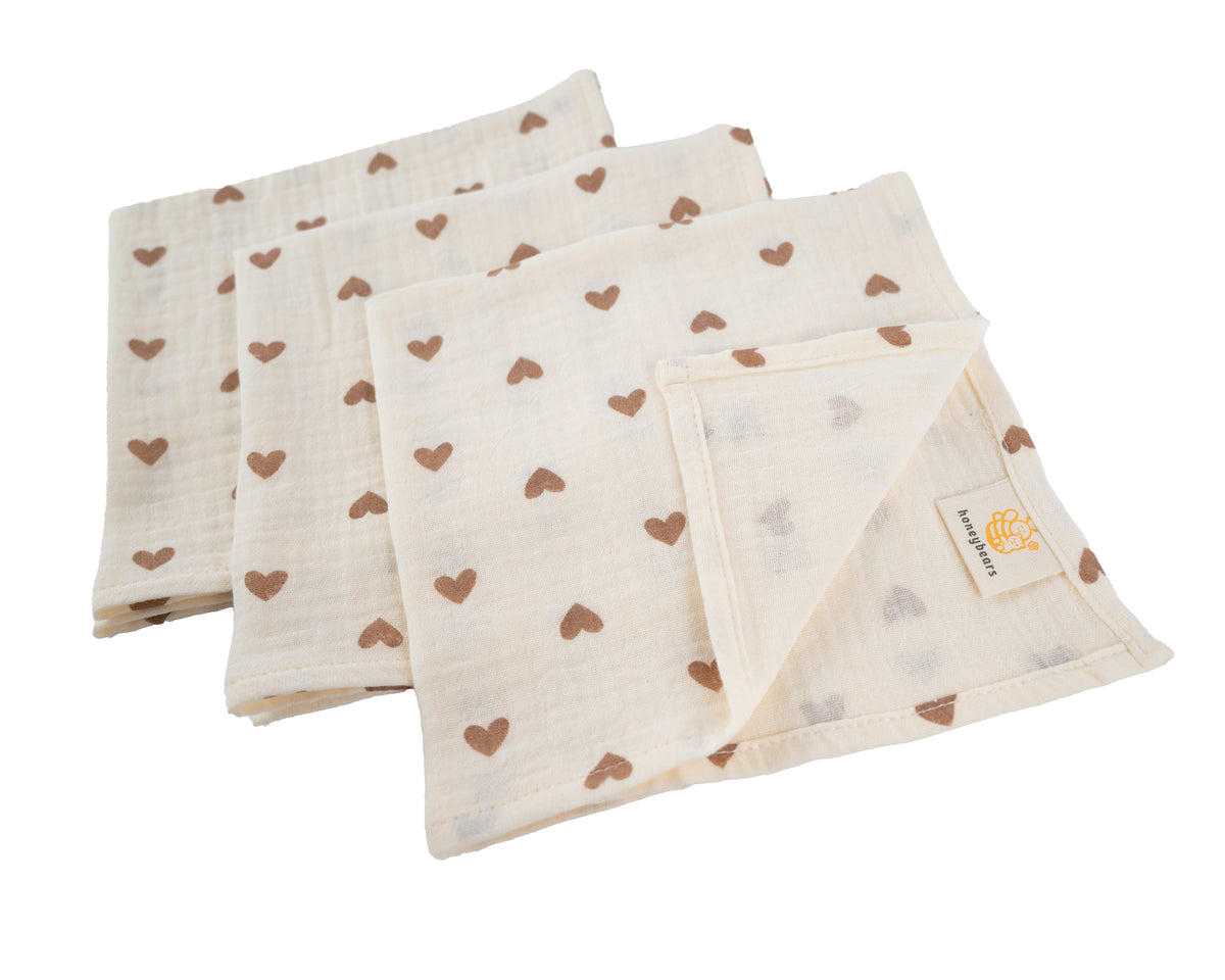 Hydrofiele doek hartjes