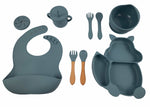 Kinderserviesset blauw