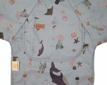 Slab waterproof mouwen blauw