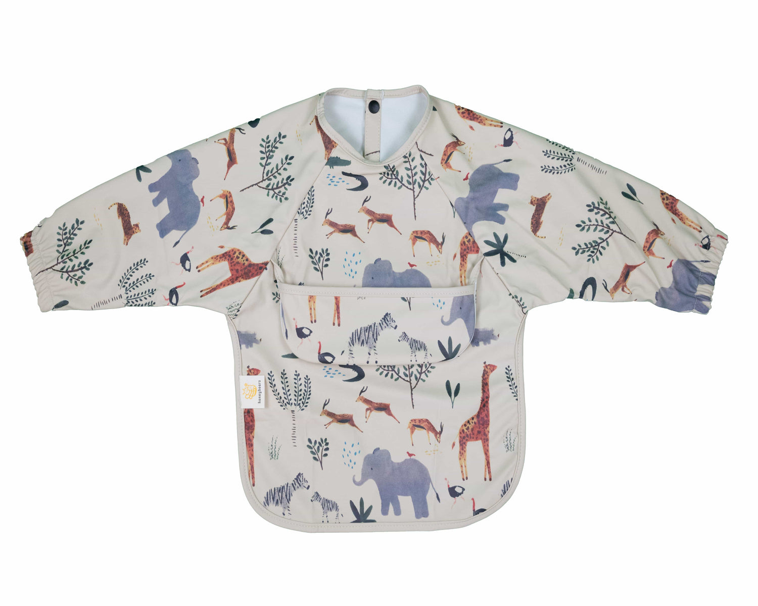 Slabbetje met mouwen jungle