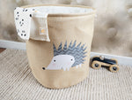 Speelgoed mand kind beige