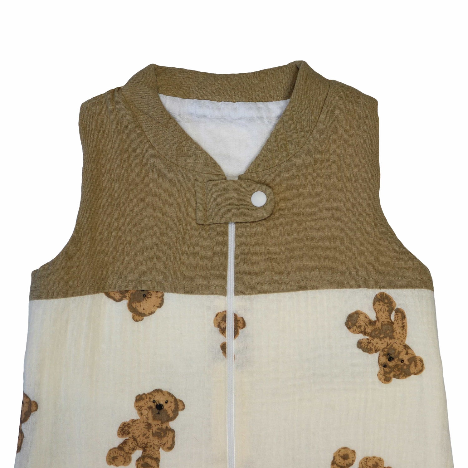Slaapzak baby beige beertjes – 0-6 maanden