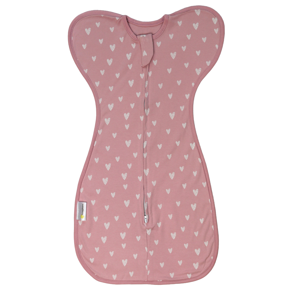 Inbakerslaapzak baby roze – 3-6 maanden